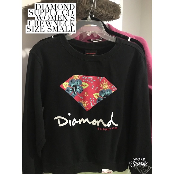 Diamond Supply Company Floral Crewneck Sweater - Picture 1 of 1